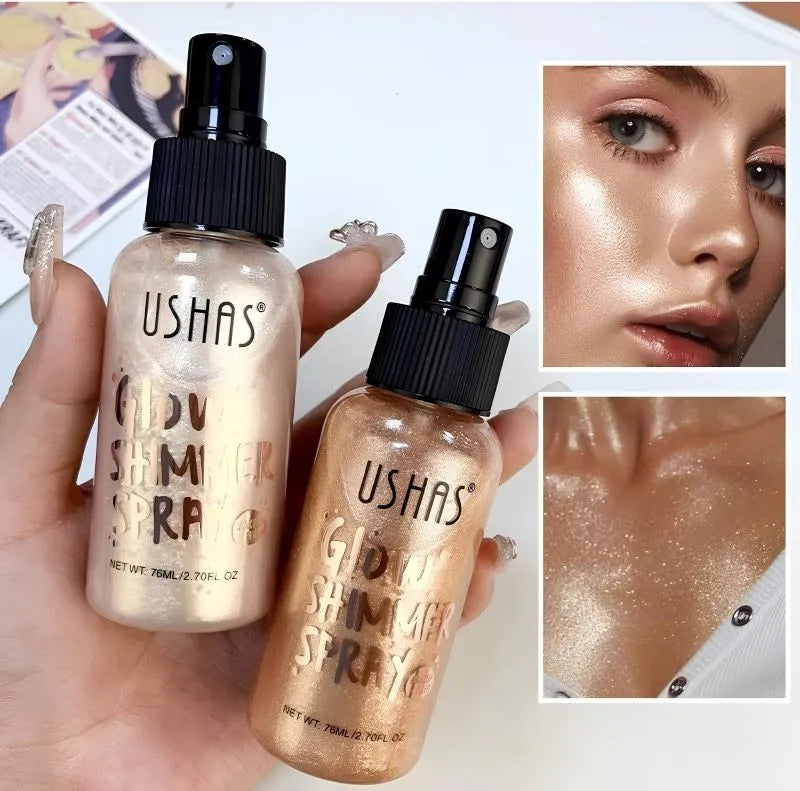 Iluminador Corporal Liquido com Glitter