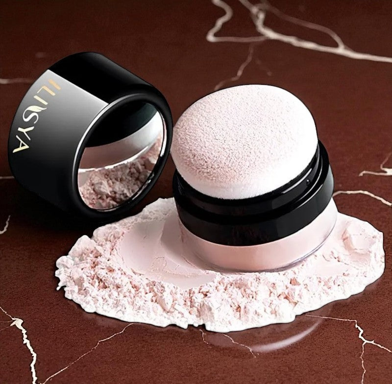 Pó Iluminador Rosa com Glitter a Prova de Água