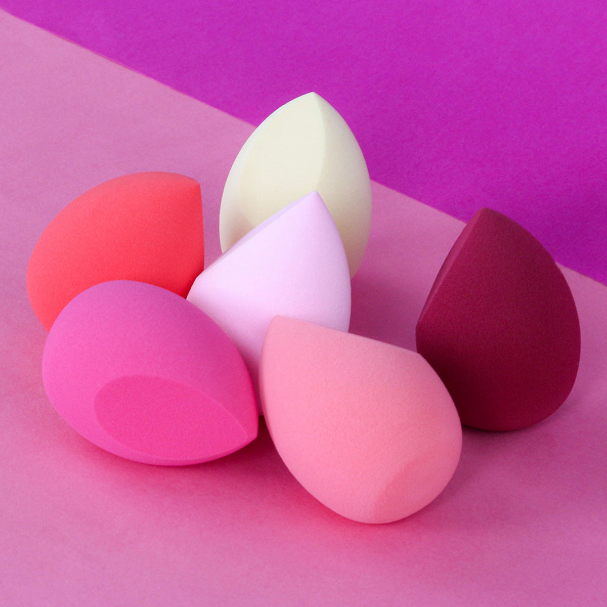 Kit 12 Esponjas de Maquiagem Formato de Gota