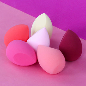 Kit 12 Esponjas de Maquiagem Formato de Gota
