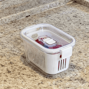 Pote Hermético Slim Multiuso Branco 630ml