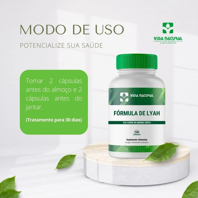 Fórmula de Lyah 20 Cápsulas Suplemento de Uso Diário " AMOSTRA GRÁTIS  "