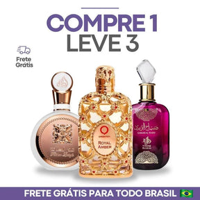 PROMOÇÃO COMPRE 1 LEVE 3 - Coleção Árabe Feminina Zahra de Dubai - Queima de Estoque Black Friday! 🔥 - 100ml Cada