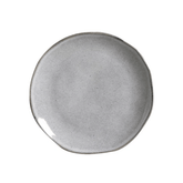 Prato de Sobremesa Orgânico Concreto Cinza 19,5cm