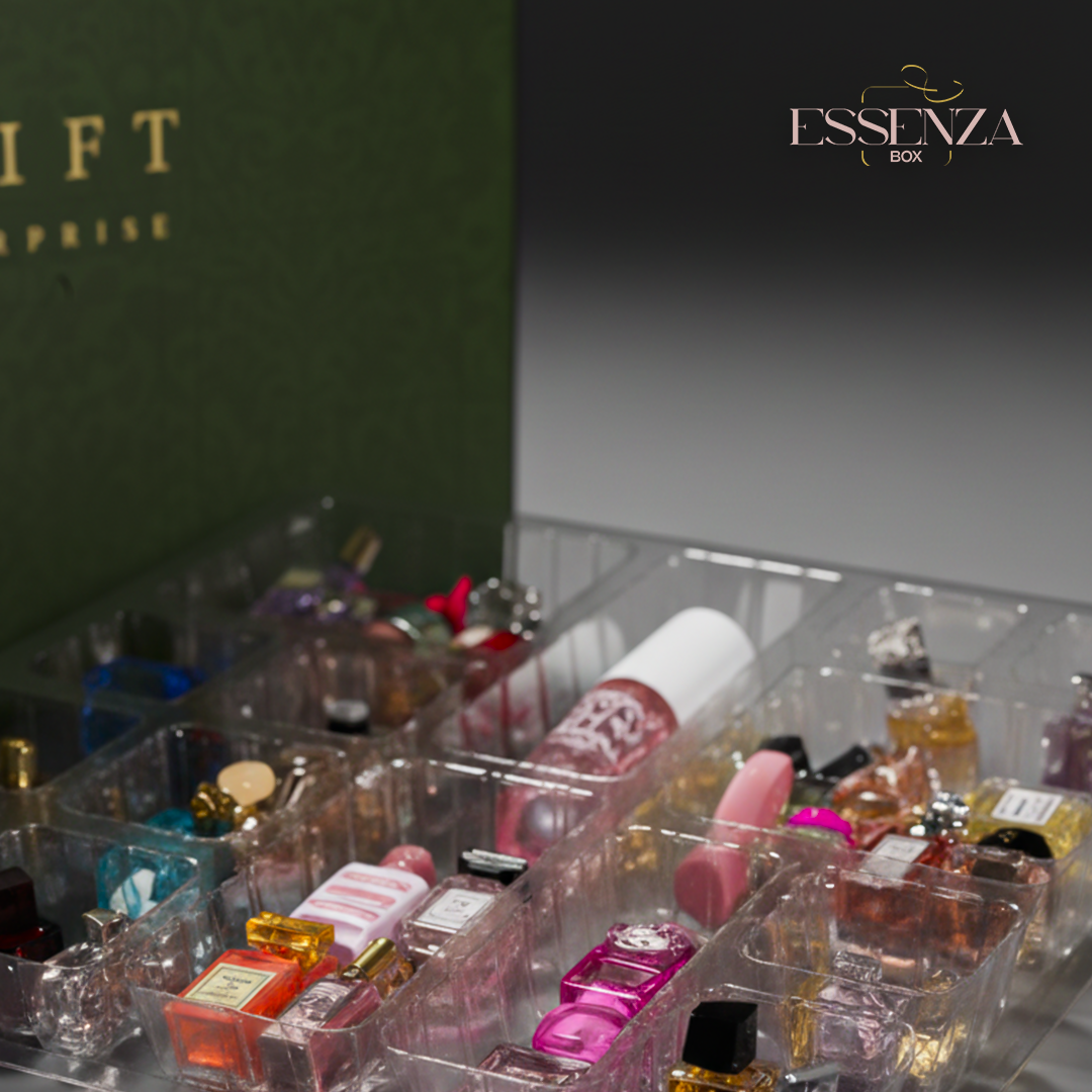 Caixa Surpresa Rosavie Essenza 15 Unidades Mini Perfumes Diversos Originais + Frete Grátis