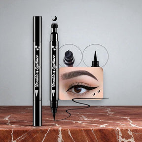 Delineador Liquido Com Várias Pontas - Fina, Estrela, Coração, Flor de Ameixa e Borboleta