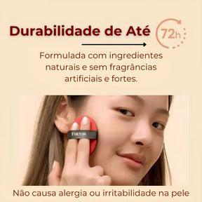 Base Cushion Red Glow Coreana – Pele Impecável em Segundos
