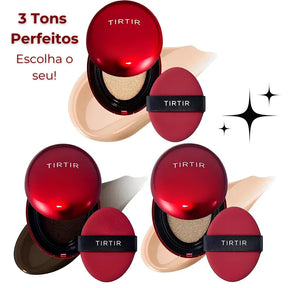 Base Cushion Red Glow Coreana – Pele Impecável em Segundos