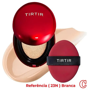 Base Cushion Red Glow Coreana – Pele Impecável em Segundos