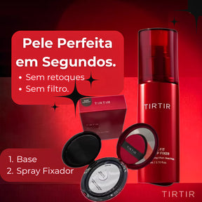 Base Cushion Red Glow Coreana – Pele Impecável em Segundos