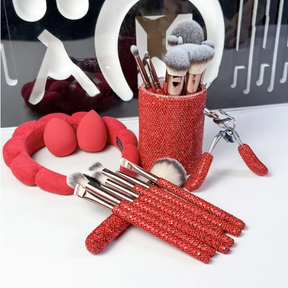 Kit Completo 25 Pincéis Rosavies Profissionais Performance + Frete Grátis