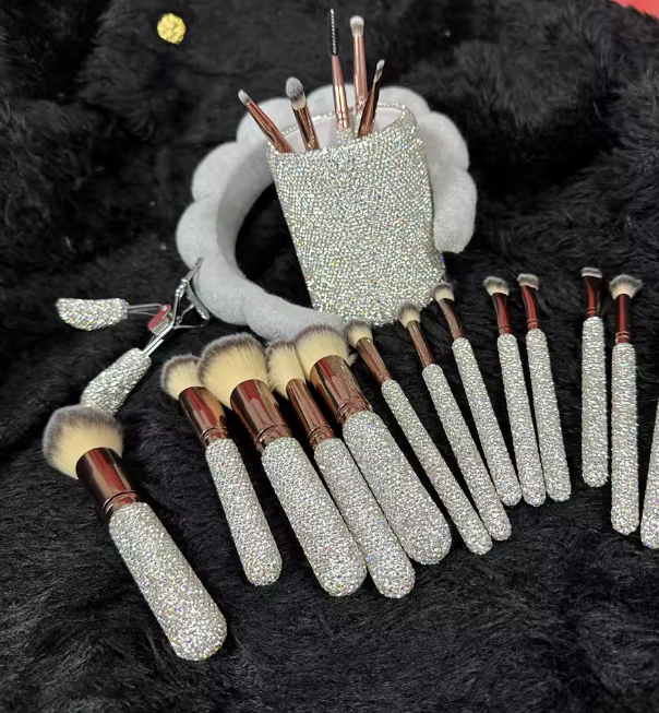 Kit Completo 25 Pincéis Rosavies Profissionais Performance + Frete Grátis