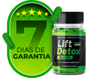Lift Detox Black + Amostra grátis para 15 dias