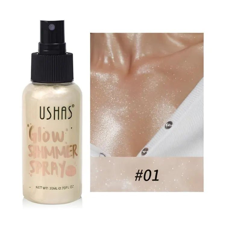 Iluminador Corporal Liquido com Glitter