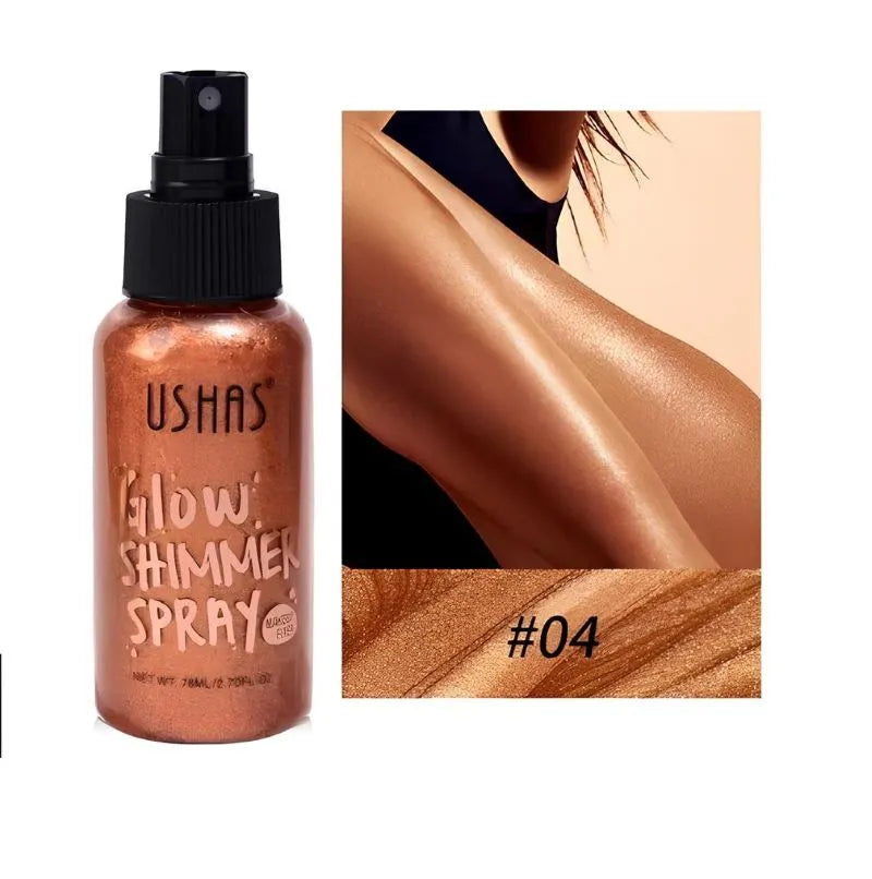 Iluminador Corporal Liquido com Glitter