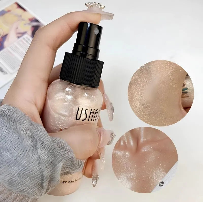 Iluminador Corporal Liquido com Glitter