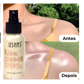 Iluminador Corporal Liquido com Glitter