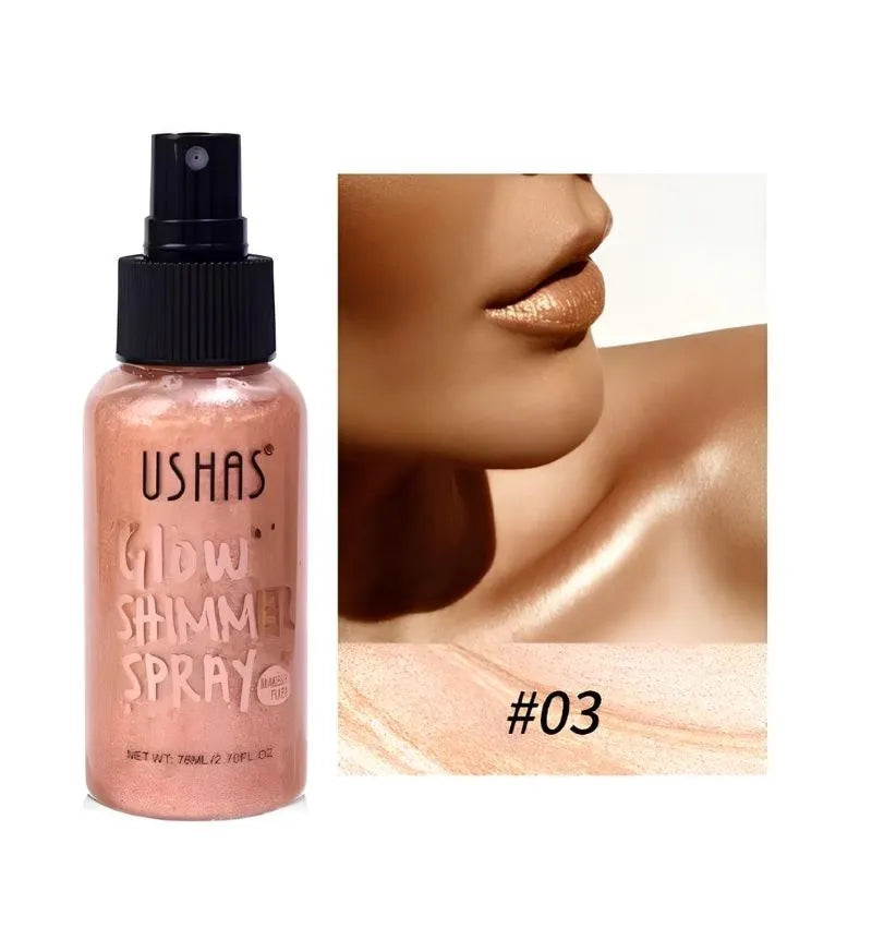 Iluminador Corporal Liquido com Glitter