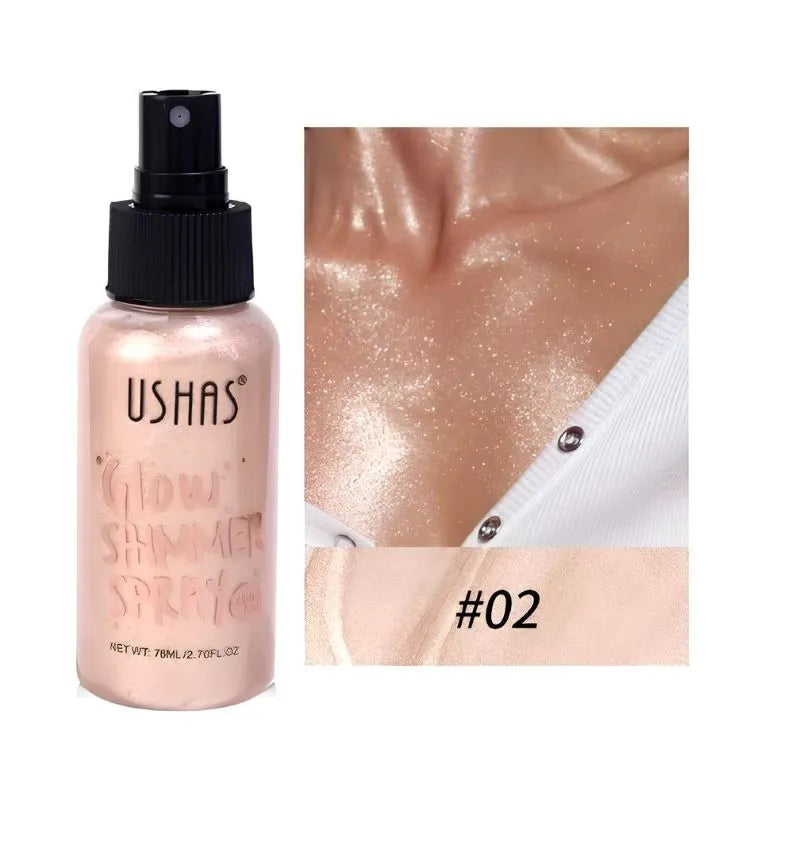 Iluminador Corporal Liquido com Glitter