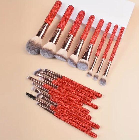 Kit Completo 25 Pincéis Rosavies Profissionais Performance + Frete Grátis