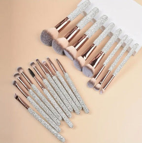 Kit Completo 25 Pincéis Rosavies Profissionais Performance + Frete Grátis