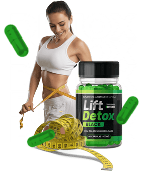 Lift Detox Black + Amostra grátis para 15 dias