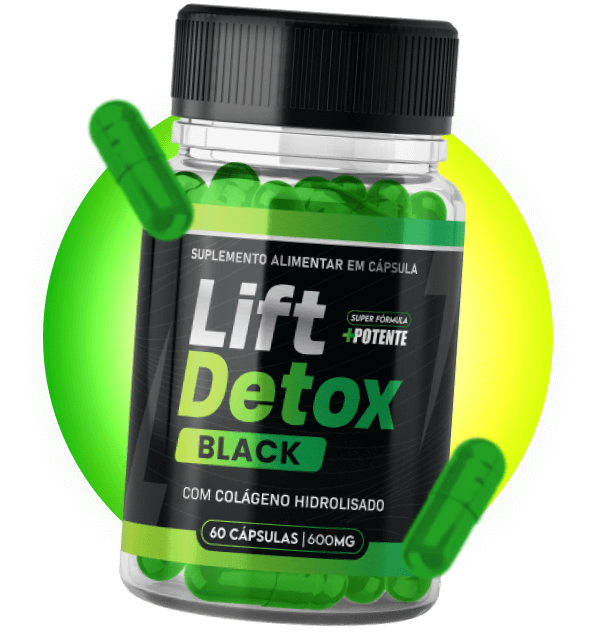 Lift Detox Black + Amostra grátis para 15 dias