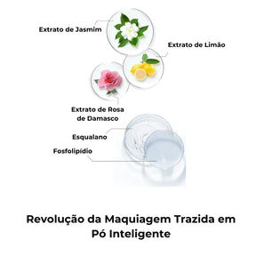 Pó Compacto Sky - Controle de Oleosidade e Longa Duração