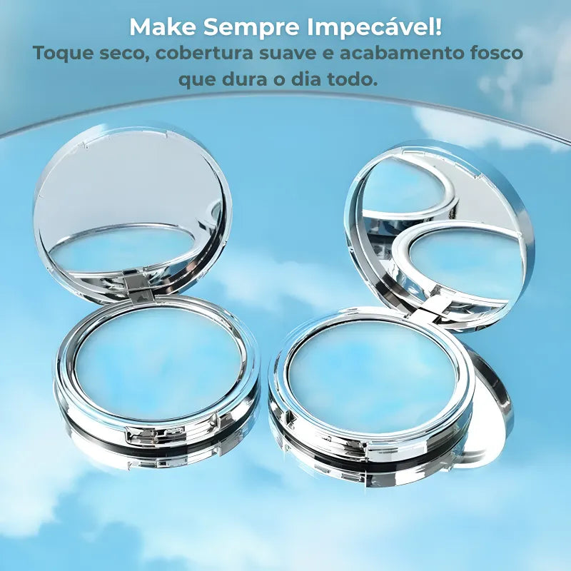 Pó Compacto Sky - Controle de Oleosidade e Longa Duração