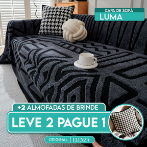 [Leve 2 Pague 1] Capa de Sofá Luma (Design Inovador para sua Casa) +BRINDES: 2 Almofadas