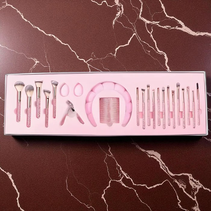 Kit Completo 25 Pincéis Rosavies Profissionais Performance + Frete Grátis