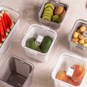 Pote Hermético Slim Multiuso Branco 630ml