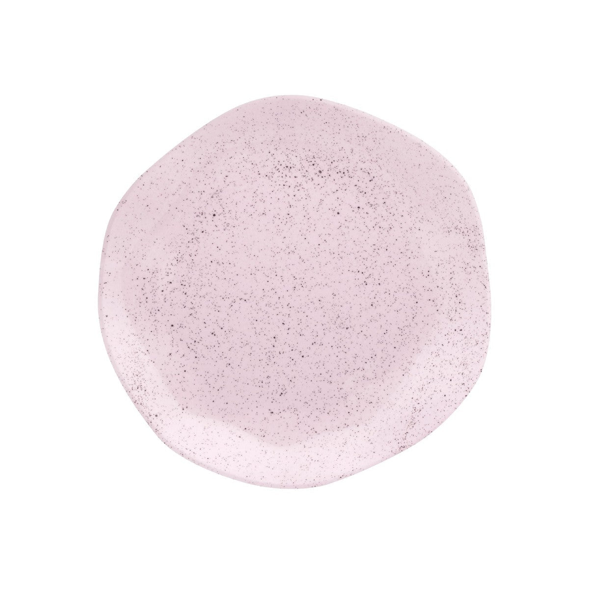 Prato de Sobremesa Porcelana Rosa Ryo Pink Sand - 21,5 cm