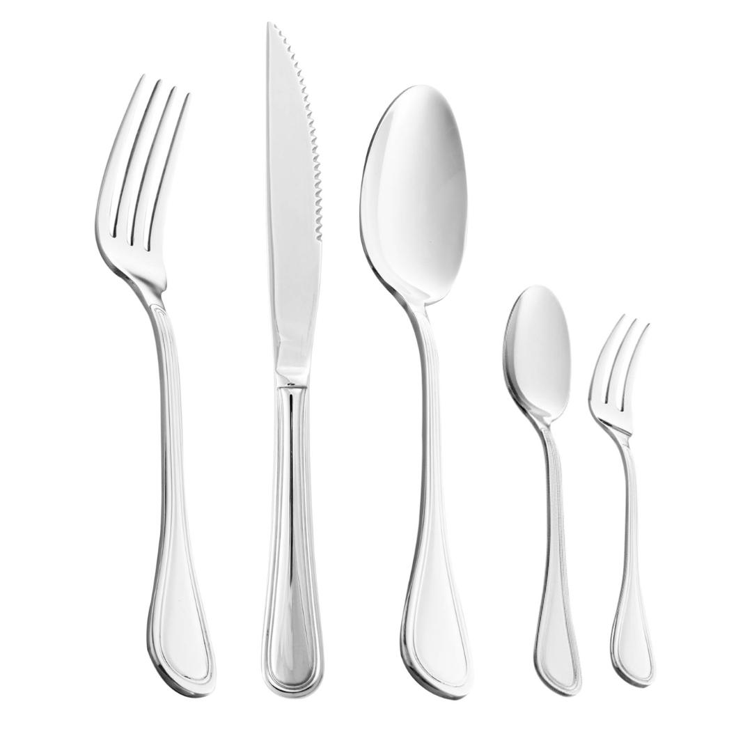 Faqueiro para Churrasco Avalon de Aço Inox - 30 Peças